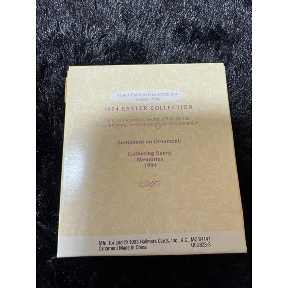 1994 Hallmark Keepsake Collectors Plate "Gathering Sunny Memories" Hand-Painted - Picture 5 of 6